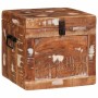 Caja de Almacenamiento Multicolor madera maciza reciclada