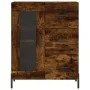 Tall smoked oak plywood sideboard 69.5x34x180 cm by vidaXL, Sideboards - Ref: Foro24-3199950, Price: 171,65 €, Discount: %