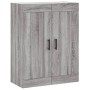 Aparador alto madera contrachapada gris sonoma 69,5x34x180 cm by vidaXL, Sideboards - Ref: Foro24-3199951, Price: 174,72 €, D...