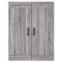 Aparador alto madera contrachapada gris sonoma 69,5x34x180 cm by vidaXL, Sideboards - Ref: Foro24-3199951, Price: 174,72 €, D...