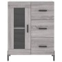 Aparador alto madera contrachapada gris sonoma 69,5x34x180 cm by vidaXL, Sideboards - Ref: Foro24-3199951, Price: 174,72 €, D...