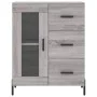 Aparador alto madera contrachapada gris sonoma 69,5x34x180 cm de vidaXL, Aparadores - Ref: Foro24-3199951, Precio: 172,74 €, ...
