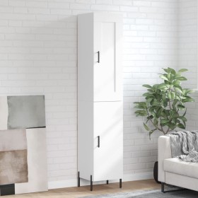 Tall white plywood sideboard 34.5x34x180 cm by vidaXL, Sideboards - Ref: Foro24-3200137, Price: 114,91 €, Discount: %