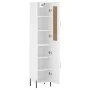 Hohes Sideboard aus weißem Sperrholz, 34,5 x 34 x 180 cm von vidaXL, Sideboards - Ref: Foro24-3200137, Preis: 111,88 €, Rabat...