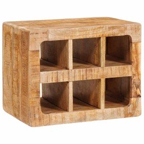 Estante de Vino Marrón 44 x 30 x 35 cm madera maciza de mango