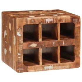Estante de Vino Marrón 44 x 30 x 35 cm Madera recuperada sólida