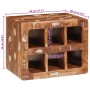 Estante de Vino Marrón 44 x 30 x 35 cm Madera recuperada sólida