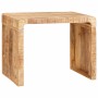 Mesa Auxiliar Marrón 60 x 35 x 45 cm madera maciza de mango