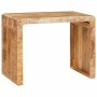 Mesa Auxiliar Marrón 60 x 35 x 45 cm madera maciza de mango
