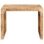 Mesa Auxiliar Marrón 60 x 35 x 45 cm madera maciza de mango