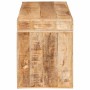 Mesa Auxiliar Marrón 60 x 35 x 45 cm madera maciza de mango
