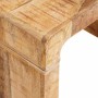 Mesa Auxiliar Marrón 60 x 35 x 45 cm madera maciza de mango