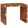 Mesa Auxiliar 60 x 35 x 45 cm madera maciza reciclada