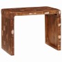 Mesa Auxiliar 60 x 35 x 45 cm madera maciza reciclada