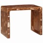 Mesa Auxiliar 60 x 35 x 45 cm madera maciza reciclada