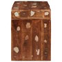 Mesa Auxiliar 60 x 35 x 45 cm madera maciza reciclada