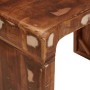 Mesa Auxiliar 60 x 35 x 45 cm madera maciza reciclada