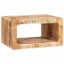 Mesas de noche 45 x 30 x 24 cm madera maciza de mango
