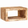 Mesas de noche 45 x 30 x 24 cm madera maciza de mango
