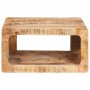 Mesas de noche 45 x 30 x 24 cm madera maciza de mango