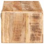 Mesas de noche 45 x 30 x 24 cm madera maciza de mango