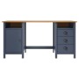 Escritorio Hill Range madera de pino gris 150x50x74 cm
