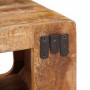 Mesas de noche 45 x 30 x 24 cm madera maciza de mango