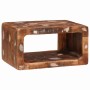 Mesas de noche 45 x 30 x 24 cm madera maciza reciclada