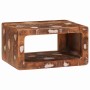 Mesas de noche 45 x 30 x 24 cm madera maciza reciclada