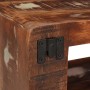 Mesas de noche 45 x 30 x 24 cm madera maciza reciclada