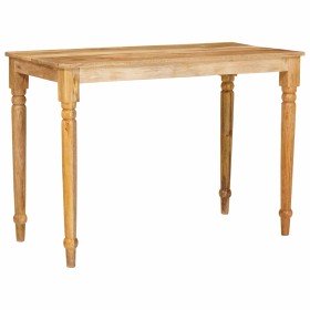 Mesa de Café Marrón 100 x 55 x 77 cm madera maciza de mango
