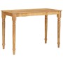 Mesa de Café Marrón 100 x 55 x 77 cm madera maciza de mango