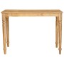 Mesa de Café Marrón 100 x 55 x 77 cm madera maciza de mango