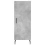 Aparador de madera contrachapada gris hormigón 34,5x34x180 cm de vidaXL, Aparadores - Ref: Foro24-3200149, Precio: 114,78 €, ...