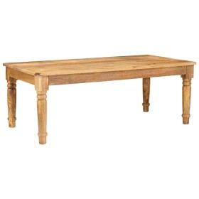 Mesa de Café Marrón 100 x 55 x 40 cm madera maciza de mango