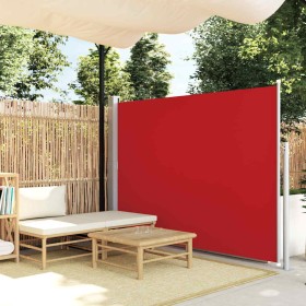 Toldo lateral de jardín o terraza 160x300 cm rojo
