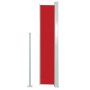 Toldo lateral de jardín o terraza 160x300 cm rojo
