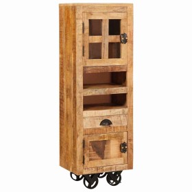 Alacena Marrón 40 x 30 x 120.5 cm madera maciza de mango