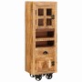 Alacena Marrón 40 x 30 x 120.5 cm madera maciza de mango