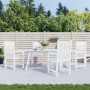 Cojines silla respaldo bajo 4 ud tela crema melange 100x50x4 cm