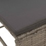 Conjunto de sofá de jardín 6 pcs gris y gris oscuro