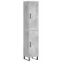 Concrete gray plywood sideboard 34.5x34x180 cm by vidaXL, Sideboards - Ref: Foro24-3200157, Price: 115,40 €, Discount: %