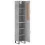 Betongraues Sperrholz-Sideboard 34,5 x 34 x 180 cm von vidaXL, Sideboards - Ref: Foro24-3200157, Preis: 117,02 €, Rabatt: %