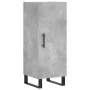 Aparador de madera contrachapada gris hormigón 34,5x34x180 cm de vidaXL, Aparadores - Ref: Foro24-3200157, Precio: 115,40 €, ...