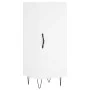 Aparador alto madera contrachapada blanco 34,5x34x180 cm de vidaXL, Aparadores - Ref: Foro24-3200161, Precio: 101,31 €, Descu...