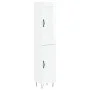 Hochglänzendes Sideboard aus weißem Sperrholz, 34,5 x 34 x 180 cm von vidaXL, Sideboards - Ref: Foro24-3200163, Preis: 103,95...