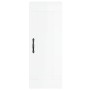 Aparador alto madera contrachapada blanco brillo 34,5x34x180 cm de vidaXL, Aparadores - Ref: Foro24-3200163, Precio: 105,15 €...