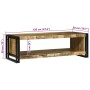 Mesa de Café 120 x 50 x 38 cm Madera maciza de mango rugosa