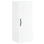 Aparador alto madera contrachapada blanco brillo 34,5x34x180 cm de vidaXL, Aparadores - Ref: Foro24-3200163, Precio: 103,95 €...