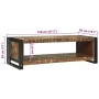 Mesa de Café Marrón 120 x 50 x 38 cm madera maciza reciclada